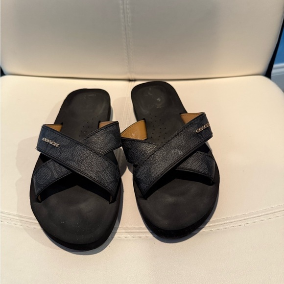 Coach Shoes - Coach Janine Sandals Black Gray 8.5